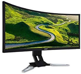 acer Monitor XZ XZ350CUbmijphz Monitor Curvo- VA Panel 35, 21:9, 2560x1080,300 cd/m2, 4 ms, HDMI 2.0 + HDMI1.4(MHL) + DP + DP Out + USB 3.0 Hub, Speaker Integrati, AdaptiveSync, Nero/Argento