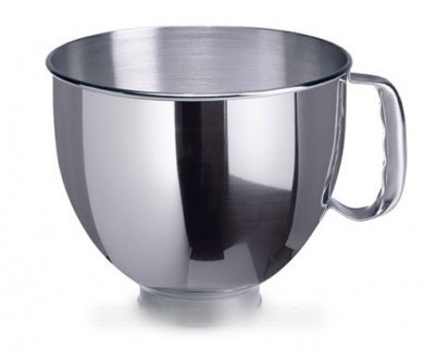 KitchenAid K5THSBP Edelstahl Schüssel 4,8 l mit Griff Hand