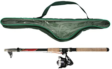 Paladin Concept Combo 270-5 Spinnangel-Set Teleskop-Rute und Rolle Hecht/Zander