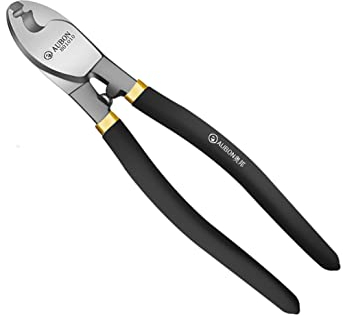 8 Pulgadas Cables Cortadores Garantía de 6 Meses, Alicate Cortacable Herramienta Manual de Alta Dureza HRC55-589 Tijera de Cables Alto Carbono Acero Inoxidable Cortadores Cizalla Plástico