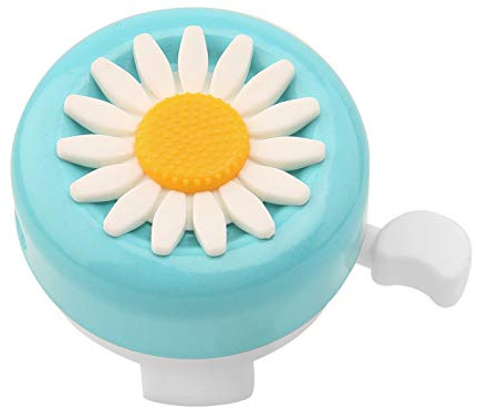 Paliston Kid's Bike Bell, Bicycle Bell for Girls, Bike Horn, Toddler Bike Bells (Blue & White)