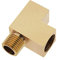 Create idea Winkeladapter M10x1 T-Verteiler Öldrucksensor T-Stück Öldruckmesser Adapter M10x1 Stecker auf 2 M10x1 Buchse Adapter Messing