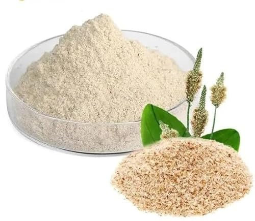 Poudre de cosse de psyllium 1 kg – 99 % de pureté blonde, en poudre, fibre naturelle soluble en vrac pour la cuisson, les boissons, les aliments, les humains, mangent des laxatifs intestinaux