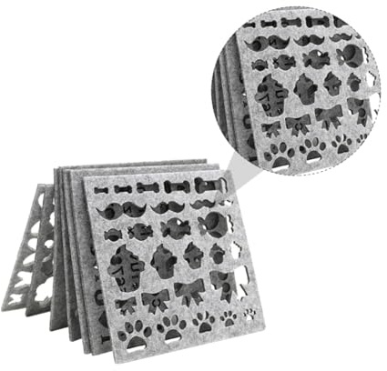 WRITWAA Molde Para Bordar Aguja 7 Piezas Para Manualidades Diy De Fieltro Para Principiantes y Profesionales Multicolor Kit Plantilla Para Apliques Creatividad Hogar y Fiestas Artesanales