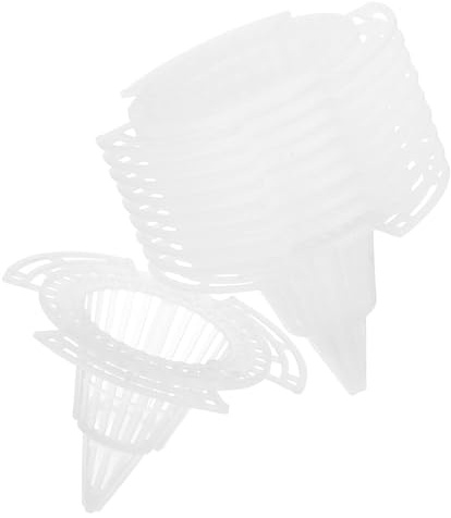 GALPADA Almohadillas De Malla para Macetas Cónicas De Jardín, 20 Unidades 7.4x5.4 Cm, Tapetes Transpirables para Drenaje y Protección De Raíces Cultivo y Macetero Doméstico