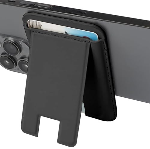 Générique Portefeuille Support Téléphone - Support Magnétique Porte-Cartes Intégré pour Smartphone | Housse Portable pour Cartes de Crédit, Conçu pour Les Femmes et Les Hommes, Les Étudiants, pour