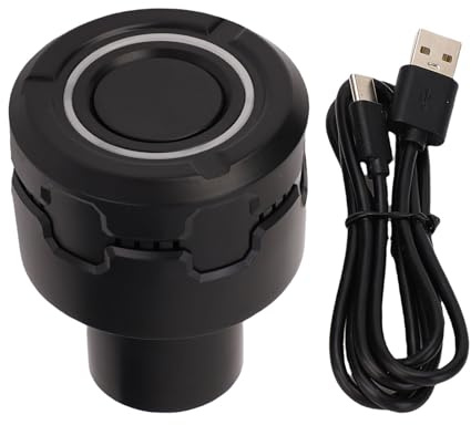 Fafeicy Ocular de Cámara Telescópica WiFi Ocular Electrónico 4K HD para Telescopios con Cono de Lente de 1,25 Pulgadas Batería Incorporada de 1600 MAh de Microscopio WiFi