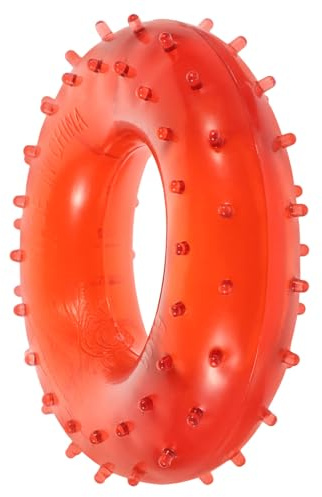 Veemoon Anneau de Renforcement Main en Caoutchouc Souple 50 Kg, Appareil D’Exercice de Préhension pour Doigts, Entraînement Muscles Bras et Force Main, Usage Fitness et Couleur Aléatoire