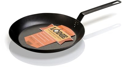Lodge MFG Carbon Steel Skillet, Pre-Seasoned, 12-in.