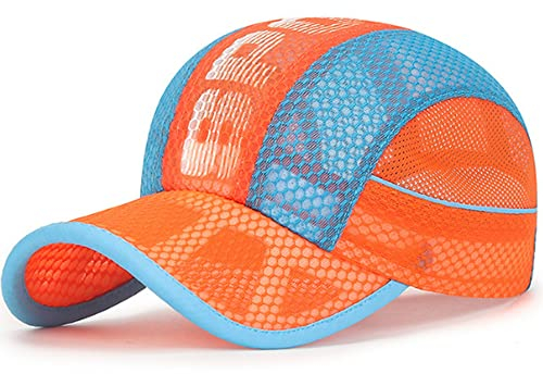 Kinder Baseballkappe Mesh Cap Verstellbarer Kinder Snapback Trucker Cap Atmungsaktiv Anti-UV Schirmmütze Schnelltrocknend Cool Shildkappe Sommer Sonnenkappe für Outdoor Mädchen Jungen 4-10 Jahre alt