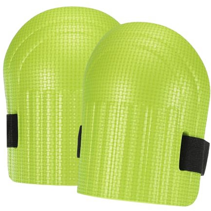 PATIKIL Jardinería Rodilleras Almohadillas, 1 Par EVA Espuma Rodillera Almohadilla con Elásticas Correas Livianas Impermeable para Casa Limpieza Construcción Trabajo, Verde