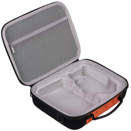 JSVER Tasche für DJI Mini 4 Pro/Mini 3/Mini 3 Pro, Tragetasche kompatibel mit DJI Mini 4 und DJI RC 2/RC/RC-N2/N1 Tragekoffer Case für Combo und Zubehör mit Abnehmbarer Schultergurt-Schwarz