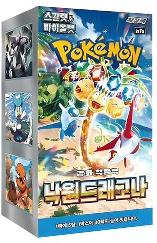 Surging Sparks Paradise Dragona Korean Booster Box - Korean Pokemon Cards Companion to Super Electric Breaker - Titan Authenticated - Rare Card Pulls - Scarlet & Violet Series - 30 Packs (5 Per Pack)