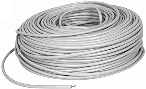 NORMSTAHL Cable de red FTP CAT 6 LAN Ethernet M Bobina Internet ADSL enchufe módem router y punto de acceso reapeter 50 m Azul