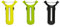 Chef'n Stack'n Peel Fruit and Vegetable Peeler Set - Multi-Colour, 3 Piece Set of Straight, Serrated and Julienne Peelers
