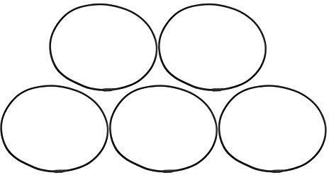 BQLZR 5X Black Elastic Bands Replacement for Microphone Shock Mount Holder Clamp Clip