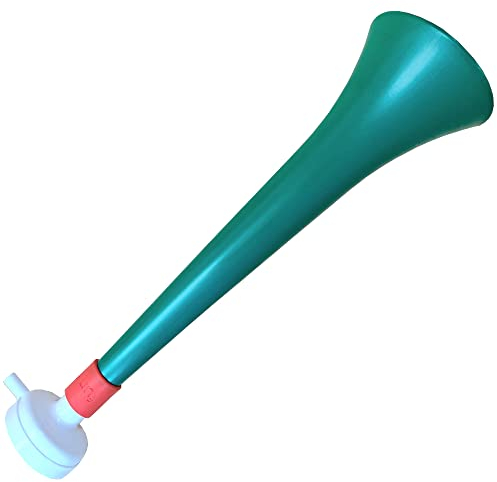 FUN FAN LINE - Packung x3 Kunststoff Vuvuzela Stadion/ungiftig Fußball Horn. Zübehor für Fußball- und Sportfeiern. Sehr Lautes Lufthorn für Animation. (Wales)