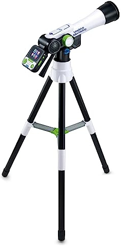 VTech Interactive Video Telescope - Digital telescope including NASA content and trading cards - 4 game modes - For children aged 7 and over - German