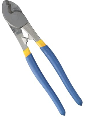 Kabelschneider 240mm, Profi Kabelschneider für Elektriker, Kabelschere mit Hoher Härte und Rutschfestem Griff, zum Schneiden von Drähten von 0-50 mm², für Aluminium Kupfer Kabel Geeignet