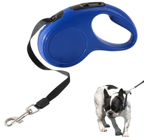 26 fot tuggtålig infällbar hundkoppel med ergonomiskt grepp | Halkfritt handtag Bekväm träning, vandring, resor och aktiviteter