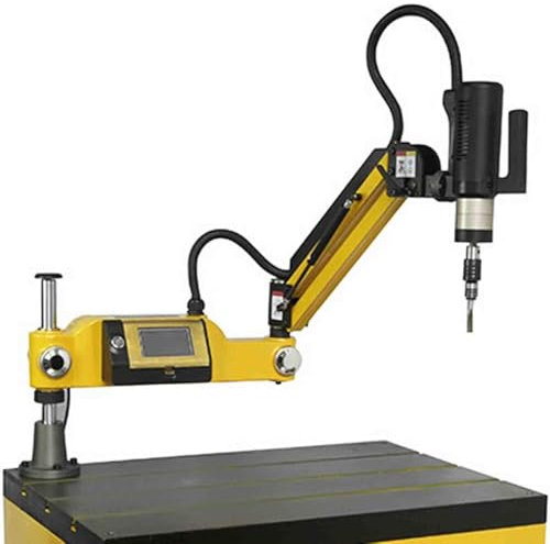 Máquina Roscadora Eléctrica M3-M16, Roscadora Eléctrica Multidireccional De 360°, Brazo Roscador Flexible Universal De 312 Rpm, Incluye 8 Pinzas Estándar, Radio De Trabajo De 1000M