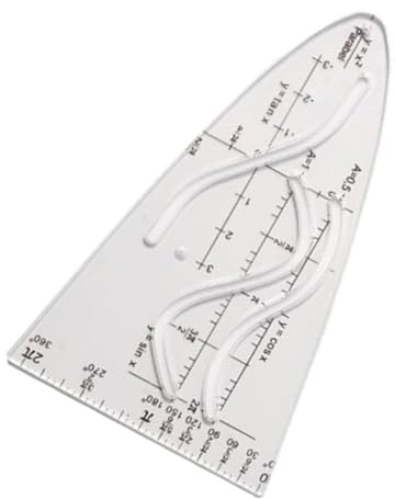 Pochoir parabolique Règle cosinus pour ingénierie mathématique avancée Recherche académique Règle parabolique Modèle parabolique Échelle de traçage graphique mathématique