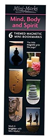 That Company Called If Mini Marks – Lot de 6 marques-pages magnétiques, Motif mental, corps et esprit