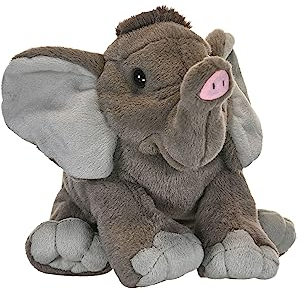 Wild Republic 10884 10904 Plüsch Elefanten Baby, Cuddlekins Kuscheltier, Plüschtier, 30 cm, Afrikanisches Elefantenbaby