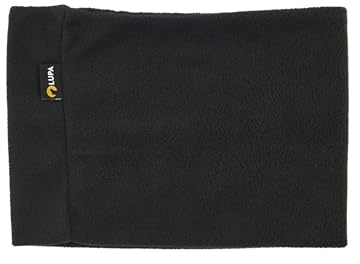 Lupa Kids Double-Layer Neck Warmer, Made in Canada, (Black, Small 2-6)
