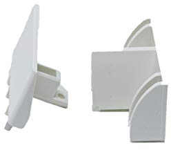 Schüco Einlauftrichter von DIWARO.® | für Kunststoff Rolladen-Führungsschienen | Preis pro Stück | weiß