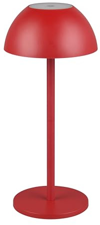 Reality Leuchten Ricardo R54106110 - Lampada da tavolo a LED, in plastica rossa, con LED da 1,7 Watt, 4 ingressi touch