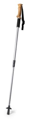 TIENDA EURASIA - Bastones Senderismo | Bastón Plegable de Aluminio | Mango Ergonómico | Altura Regulable | Extensible hasta 135 cm | Incluye Accesorio Nieve y Funda de Transporte