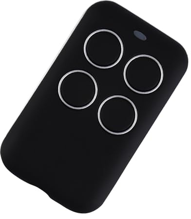 Holdes Trasmettitore remoto a 4 tasti, telecomando lineare per porta del garage con 4 pulsanti, apriporta telecomandato, telecomando senza fili per apriporta scorrevole automatico