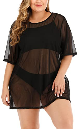 Générique Jupe De Bain Femme Maillot Transbronzant Pareo Plage Kimono Cache Crochet Tunique Grande Taille Robe Qui Le Ventre Chic Transparent Soirée Et Froide Femme、 Sortie Tenue Élégant