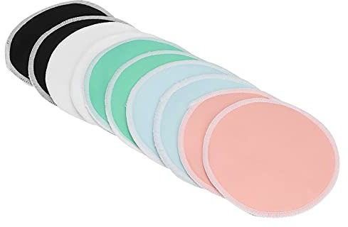 Kikumi Pack of 10 Nursing Pads, Nursing Pads, Super Soft Washable Maternity Bra Pads