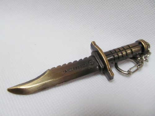 Fat-catz-copy-catz Collectable Replica Solid Metal Mini Model Rambo Hunting Knife Blade Sword Keyring