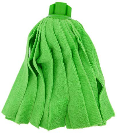 Fregona Ecológica Micro Fibra Tiras Planas 25cm (Verde)