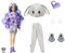 Barbie HHG21 - Cutie Reveal Puppe mit Hündchen-Plüschkostüm und 10 Überraschungen inklusive kleinem Haustier und Farbwechsel, Puppen Spielzeug für Kinder ab 3 Jahren