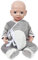Vollence 48cm Auge Offen VollSilikon Baby Puppen, Nicht Vinyl Puppen, Kann Einen Schnuller Nehmen Silikonpuppen Vollsilikonbaby - Junge