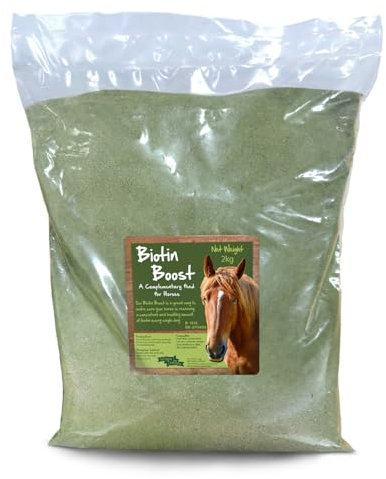 Horse Herbs Biotin Boost 2kg Bag | 100% Natural Hoof Care Supplement for Horses & Ponies, Laminitis Relief