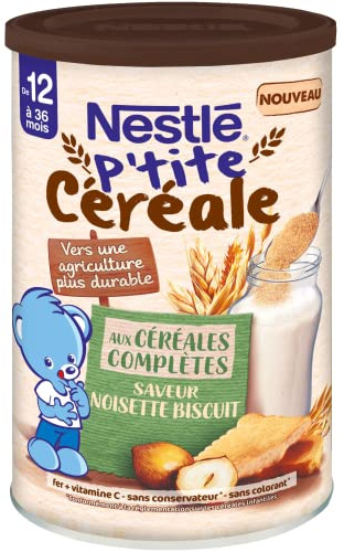 NaturNes - P’tite Céréale Noisette Biscuit 6 Mois Boite en Métal 1 x 415g