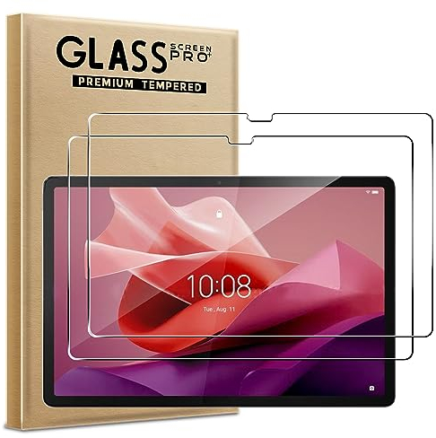 WFTE 2 Stück Schutzfolie Kompatibel für Lenovo Tab P12/P12 Pro/Idea Tab Pro 12.7 2025 Panzerglas Schutzfolie 9H Härte, Anti-Kratzen, Anti-Öl, Anti-Bläschen Displayschutzfolien