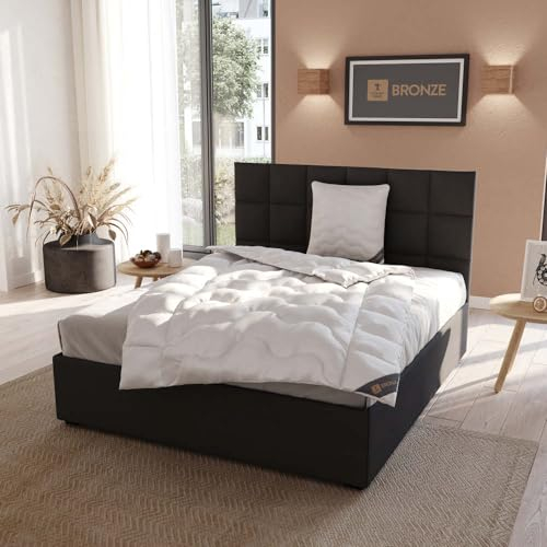 Spessarttraum Bettdecke Bronze, 135x200, Faserbettdecke, leichte Übergangsdecke, Ganzjahresdecke, 100% Polyester, Made in Germany, Oeko-TEX, Allergiker geeignet