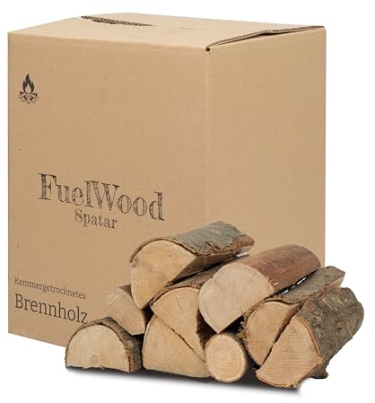 Ofengetrocknetes Roteichen-Brennholz 25 Liter - Scheitlänge ca. 25 cm - Holzfeuchte unter 15% - Perfekt für Ofen, Kamin, Grill, Feuerschalen, Lagerfeuer, Barbecue - Kaminholz, Feuerholz, Grillholz