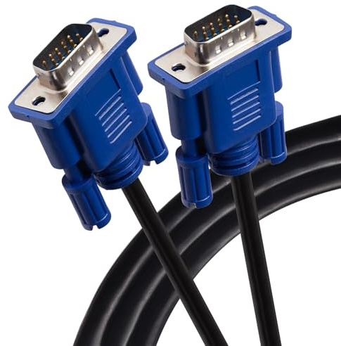 Kado VGA Cable 5ft, Video Graphics Array 1920x1080 FHD 60Hz High Speed