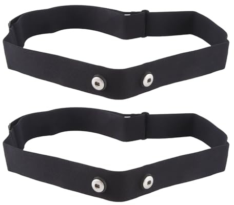 Cpolebev Fascia Toracica per Fascia Toracica da 2 Pezzi per Geonaute Cintura Toracica con Sensore di Frequenza Cardiaca