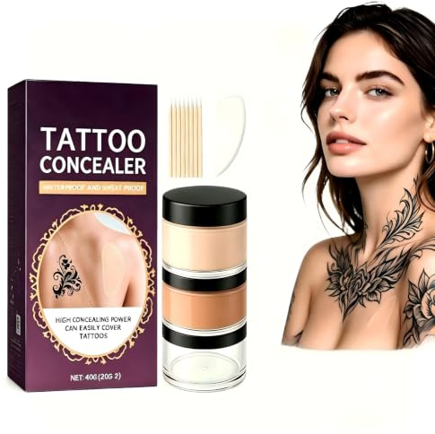 Corrector tatuajes corporal,Maquillaje Camuflaje Multiusos Corporal 08