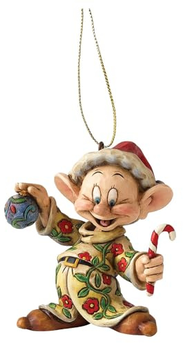 Disney Traditions Dopey Hanging Ornament, Resin, Multi-Colour, 7cm