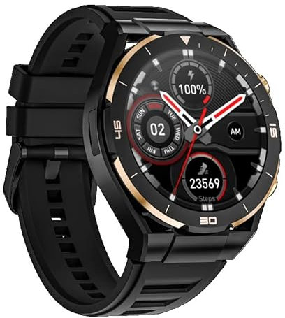Reloj inteligente PG888 2024 para hombres y mujeres, cámara impermeable 4G con Bluetooth, WiFi, Android, SIM, reloj inteligente para exteriores (negro)