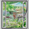 Moustiquaire Fenêtre 120x140 cm - Autocollante Extra Forte - Sans Perçage - Maille Ultra-Fine Anti-Moustiques - Transparente Invisible,Noir